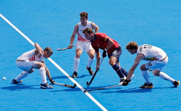 Gerard Clapés durante un partido de los Redsticks en París 2024. EFE