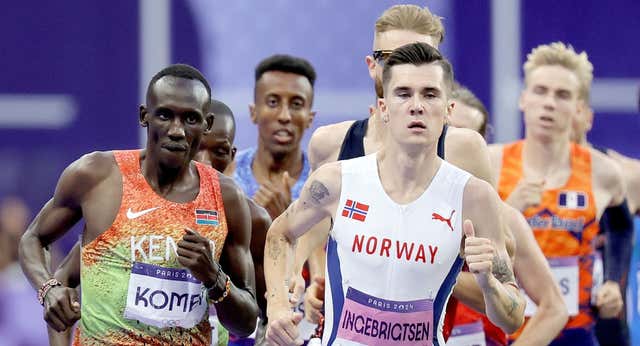 ¡Sorpresón en el 1.500! Ingebrigtsen se queda sin medalla y Hocker firma una marca histórica