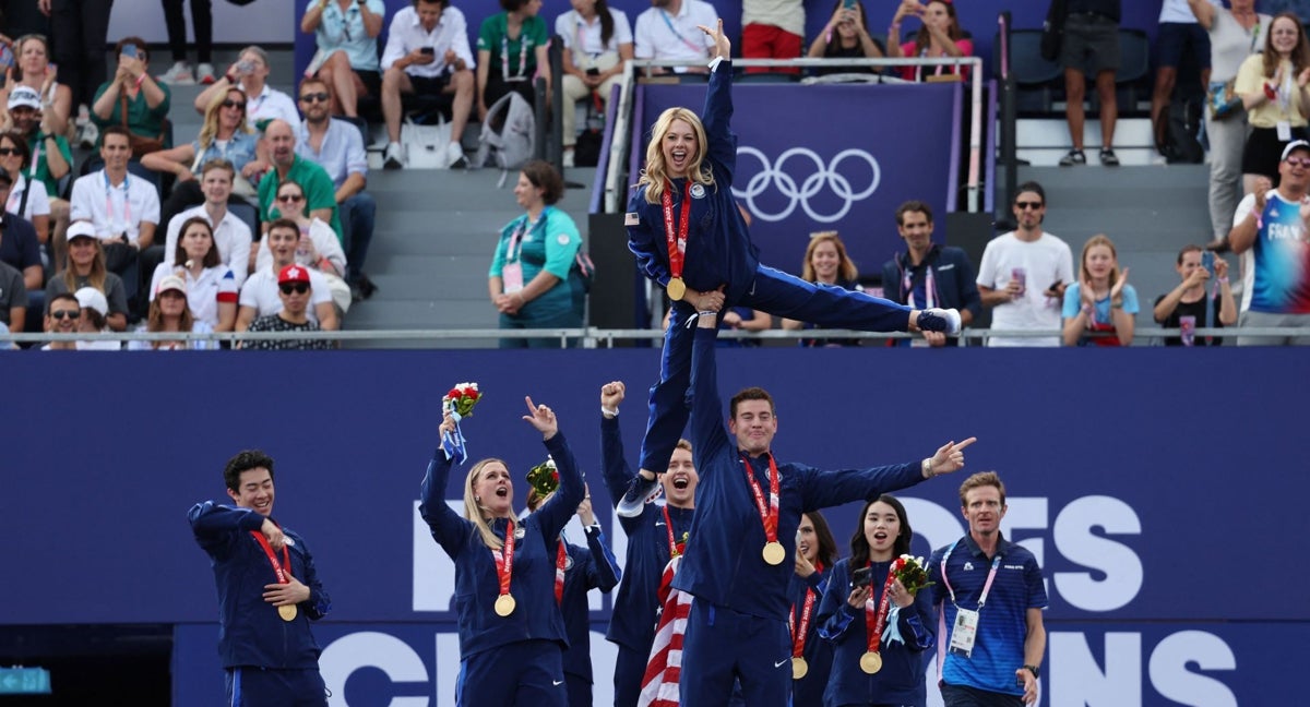 Estados Unidos celebra el oro de Pekín dos años después.