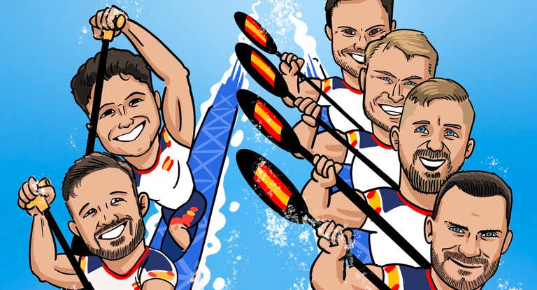 El K4 de Craviotto, Cooper, Germade y Arévalo, así como el C2 de Moreno y Domínguez obtuvieron presea.