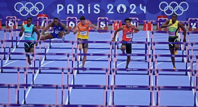 Revive el resultado de Enrique Llopis en la final de los 110 metros vallas de los Juegos Olímpicos
