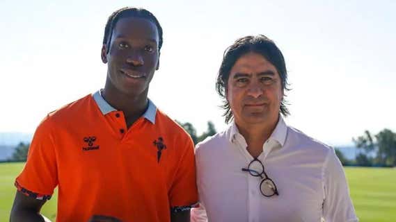 Ilaix Moriba y Marco Garcés. /RC CELTA
