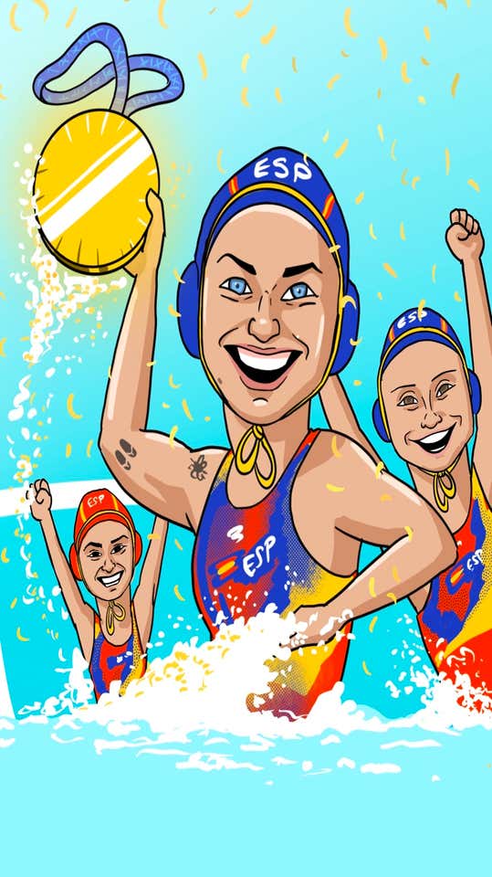 El equipo de waterpolo femenino vence a Australia y se proclaman campeonas olímpicas.