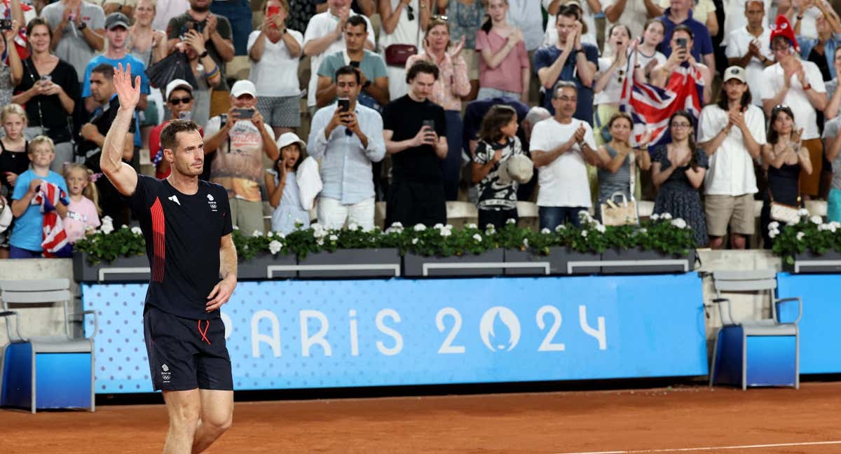 Andy Murray se despide del público de los JJOO de París en su último partido como profesional del tenis