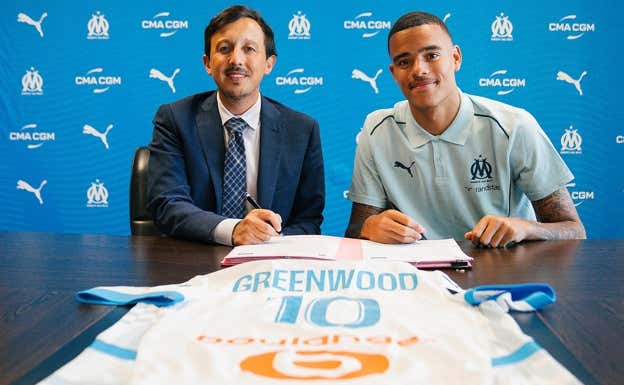 Mason Greenwood está llamado a liderar el ataque de De Zerbi.  OLYMPIQUE MARSELLA