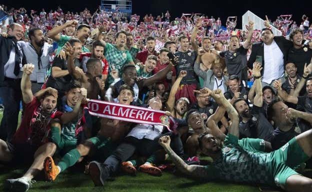 El Almería de Rubi en su último ascenso LALIGA