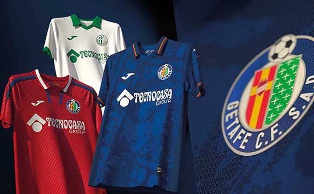 Equipaciones del Getafe en la temporada 2024/25.  GETAFE.