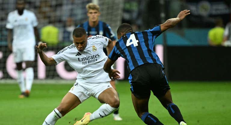 Mbappé, contra la Atalanta.