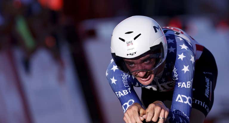 Brandon McNulty, ganador de la primera etapa de la Vuelta a España.