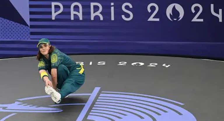 Rachel Gunn en los Juegos Olímpicos de París 2024.