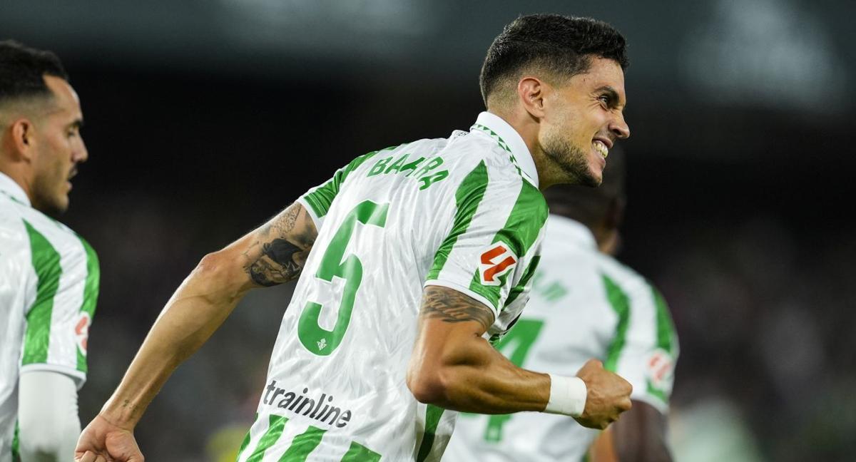 Bartra celebra su gol contra el Girona.