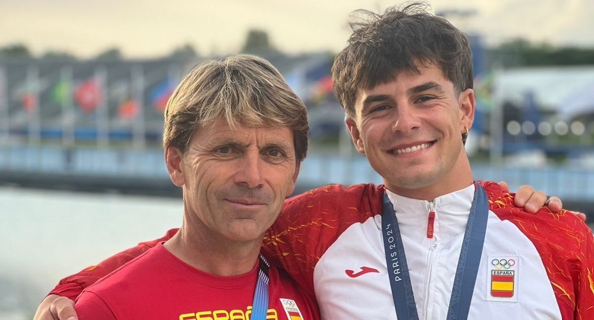 Xab y Pu Echaniz, felices tras la conquista de la medalla de bronce.