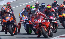 Marc Márquez: media hora de caos y otra media de espectáculo