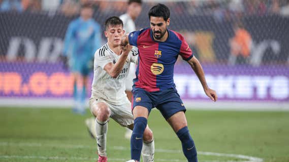 Gündogan, en pretemporada ante el Real Madrid. /REUTERS