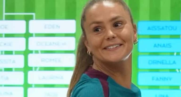 Así anunció Lieke Martens su embarazo a sus compañeras del PSG.