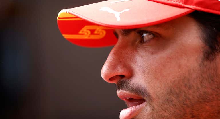 Carlos Sainz, en Spa.