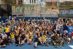 Brasil 'entrena' en la icónica pista de la favela Tavares Bastos