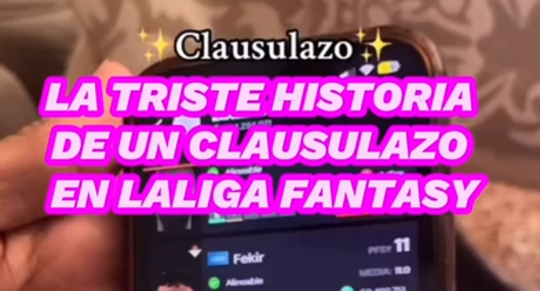Cuando tu amigo no tiene piedad y paga la cláusula delante de ti.