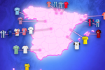 El mapa de precios de las camisetas de LaLiga: una brecha del 43% entre la más cara y la más barata