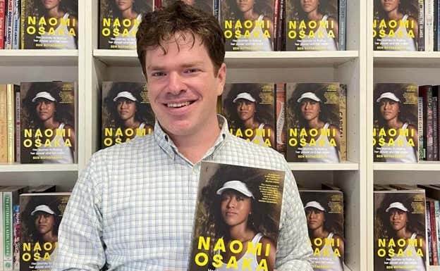 El periodista especializado en tenis,  Ben Rothemberg, en la presentación de su último libro Ben Rothemberg