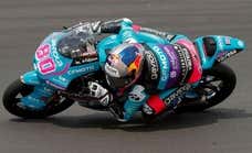 Lo que la esponja David Alonso intenta sacar del campeón Marc Márquez