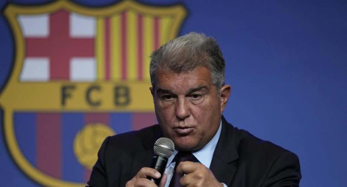 Joan Laporta, en una comparecencia