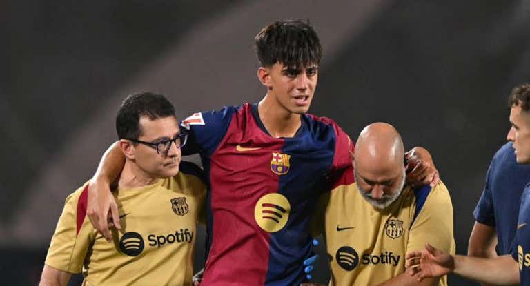Marc Bernal tras sufrir su grave lesión ante el Rayo