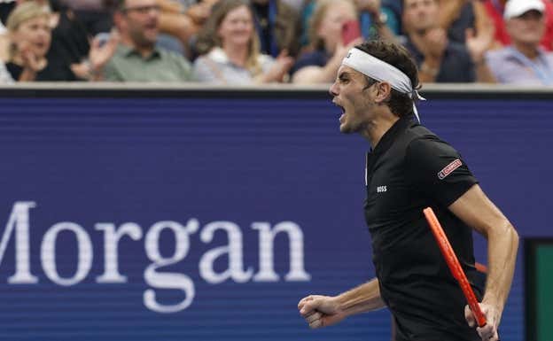 Taylos Fritz, en el US Open 2024.  REUTERS