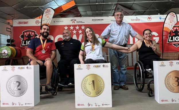 Loida Zabala es 19 veces campeona de España de powerlifting.  HOY