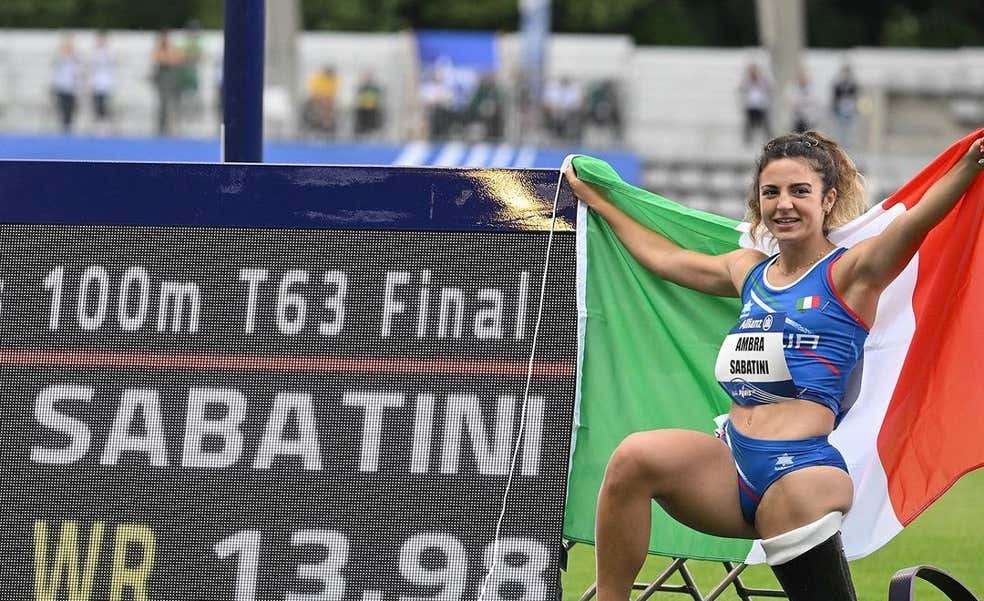 La campeona de 100 metros y su pierna de robot que todos los niños envidian: «Yo también la quiero»