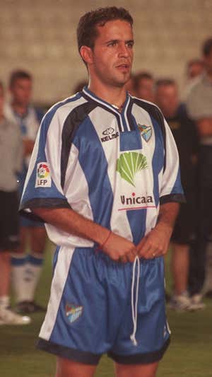 Sandro, con el Málaga.