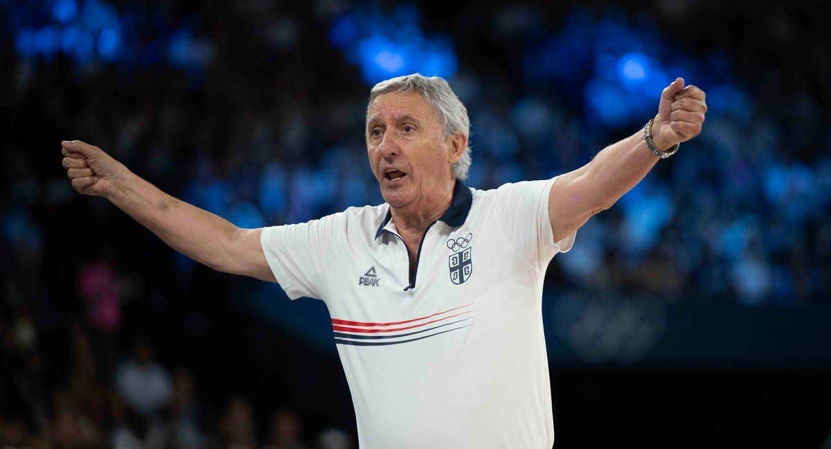 Svetislav Pesic, al frente de la selección serbia.