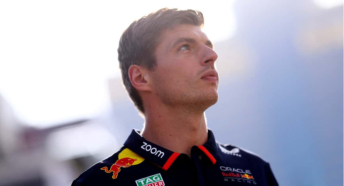 Max Verstappen, en Bakú./REUTERS
