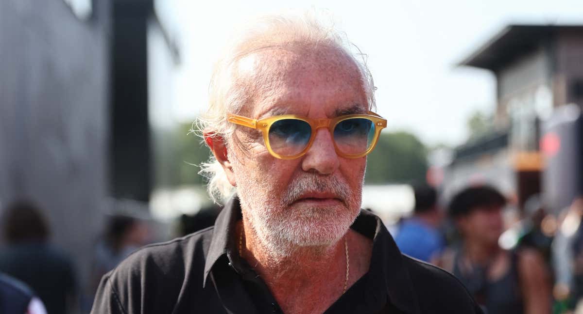 Flavio Briatore, en Monza.