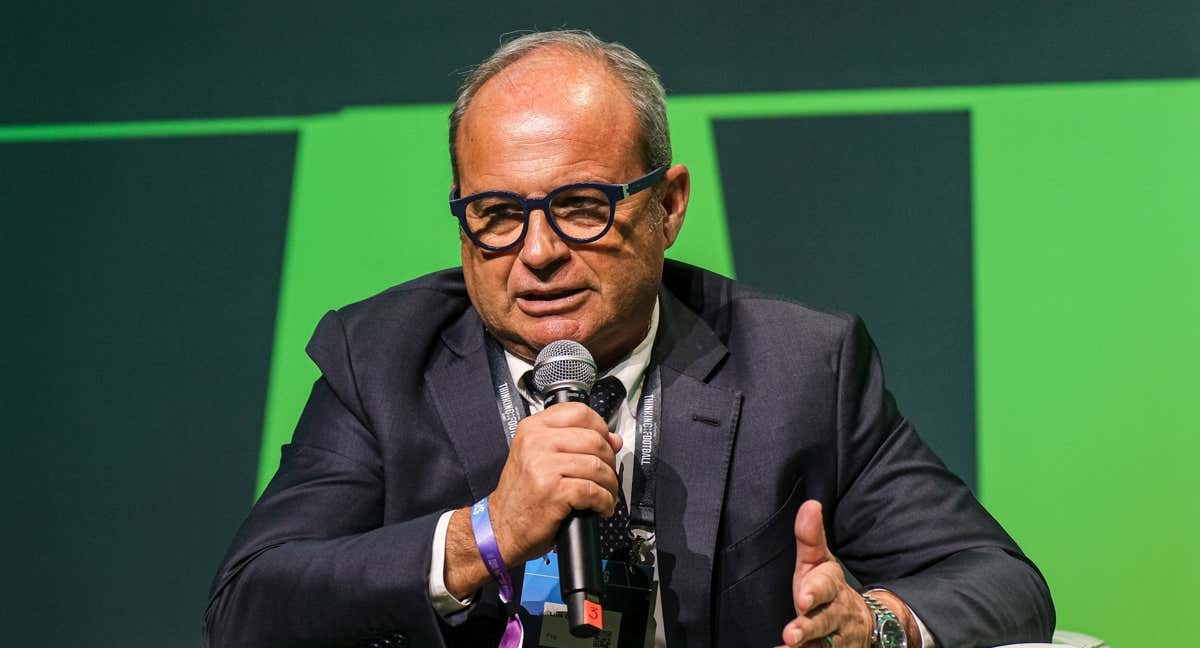 Luis Campos durante su intervención en el Thinking Football Summitt.