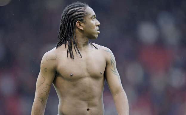 Anderson durante un partido con el United. Reuters