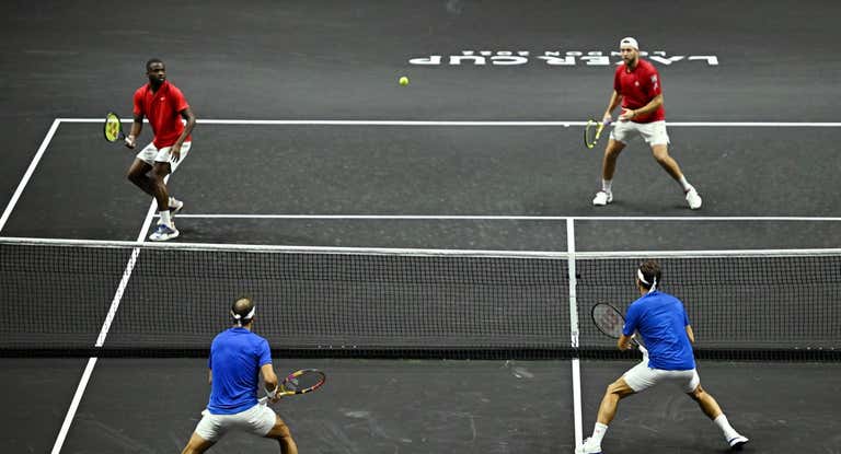 Partido de dobles de la Laver Cup 2022.