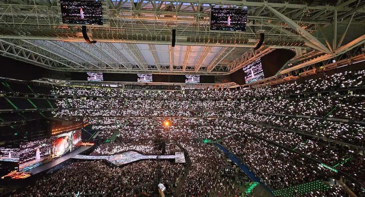 Un concierto de Taylor Swift en el Santiago Bernabéu.