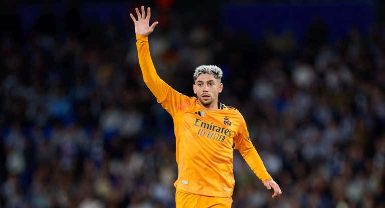 Valverde, durante el partido contra la Real.