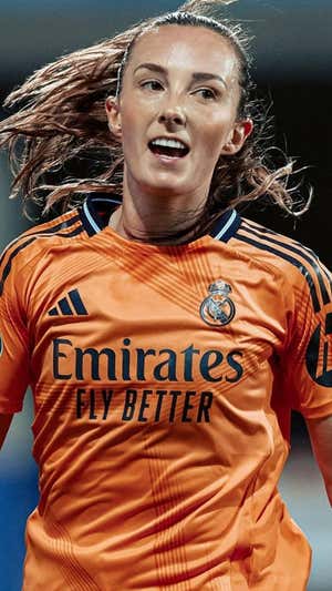 Caroline Weir celebra un gol con el Real Madrid.  INSTAGRAM