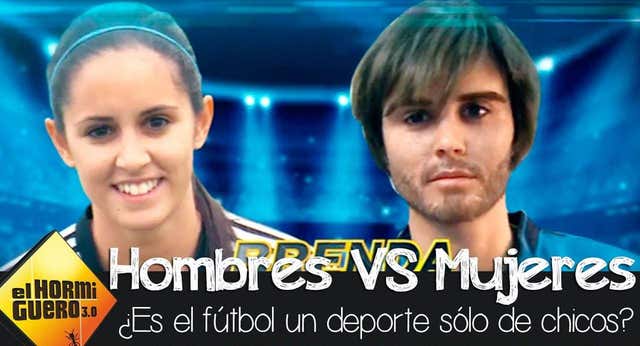 El día que ‘El Hormiguero’ disfrazó de hombre a una futbolista: «Haz cosas, haz ruletas, aunque sea en el medio del campo»