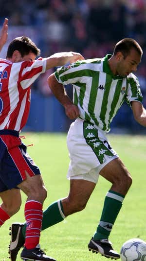 Gálvez, en un partido con el Betis. ABC