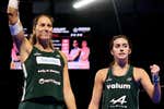 Póker de Claudia Fernández y Gemma Triay ante las número uno en Valladolid