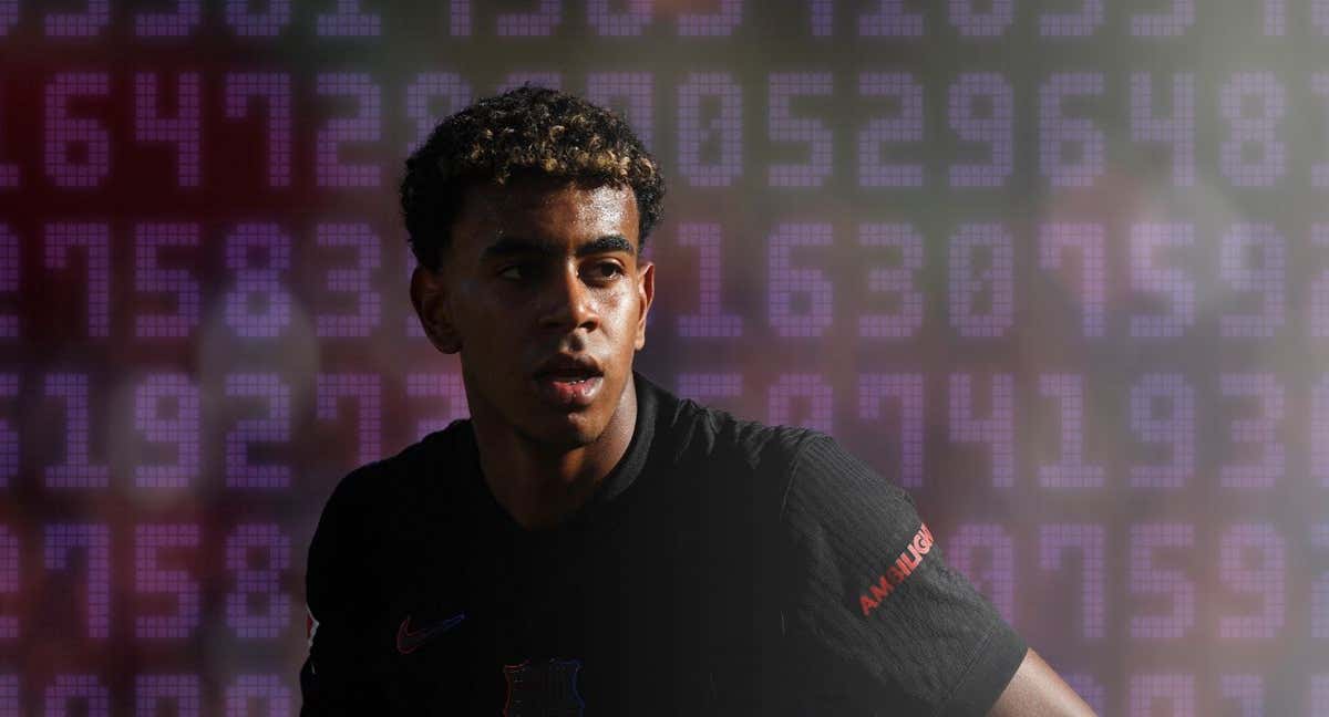 Lamine Yamal no está muy contento con la puntuación que le da el nuevo EA Sports FC 25.