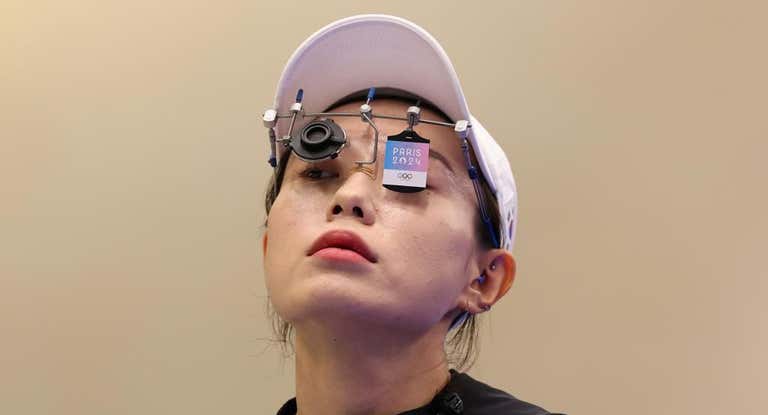 Kim Ye-Ji, durante los JJOO.