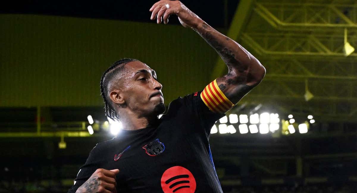 Raphinha, una de las grandes figuras de esta temporada por ahora impecable del Barcelona.