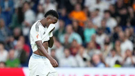 Vinicius, durante el partido contra el Alavés. /EP