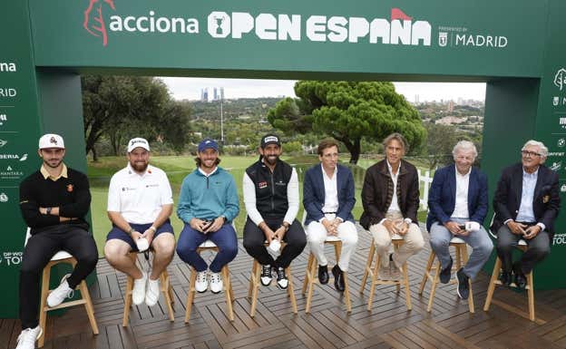 Presentación del Acciona Open de Golf en el Club de Campo.  EFE