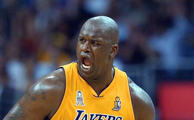 O'Neal, en su etapa en los Lakers. AFP