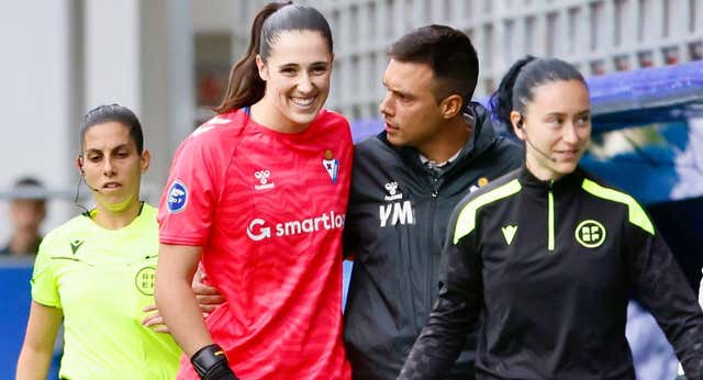 Cara y cruz del día que no olvidará jamás Eunate Astralaga, una promesa bajo palos en Liga F